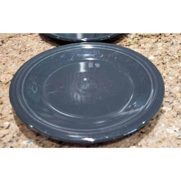 FIestaware Salad Plate in Slate Grey / Gray 7 3/8" (set of 2) Fiesta - Picture 2 of 16